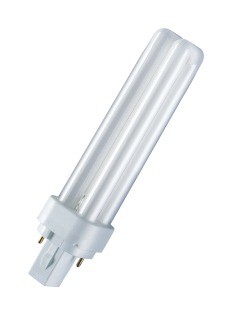Osram Dulux D Lot de 10 ampoules fluocompactes 2 broches 26 W/840 G24D-3 